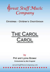 The Carol Carol Unison choral sheet music cover